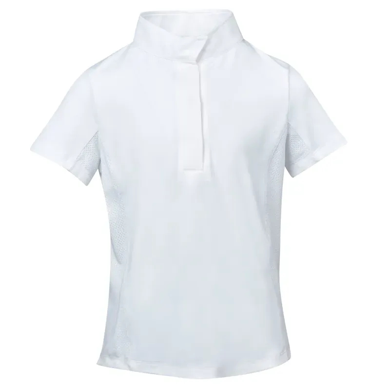 Dublin Ladies/Childs Ria Short Sleeve Competition Shirt in White