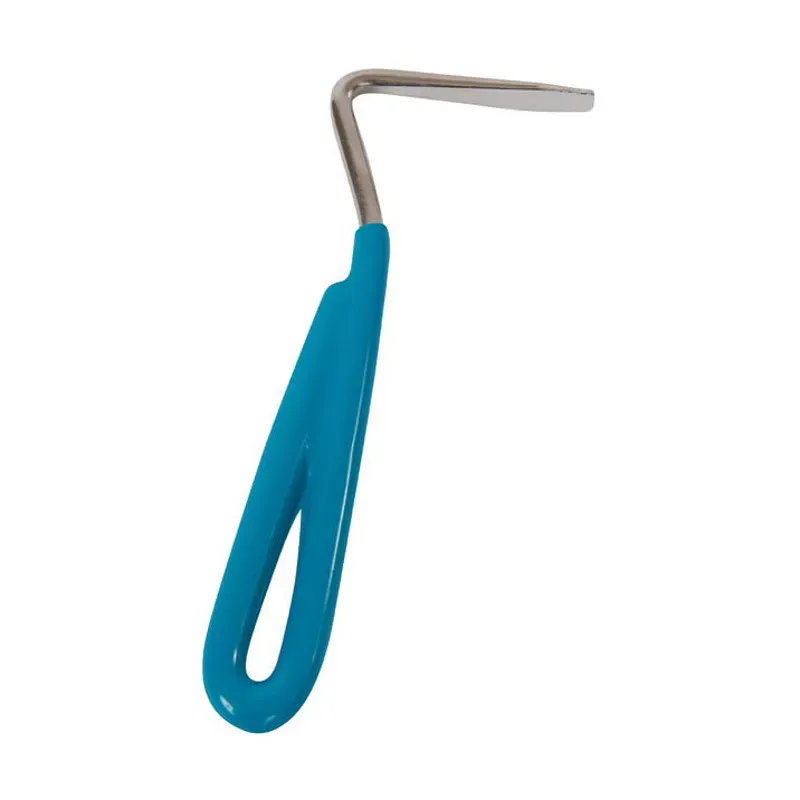 Roma Vinyl Handle Hoof Pick in Teal