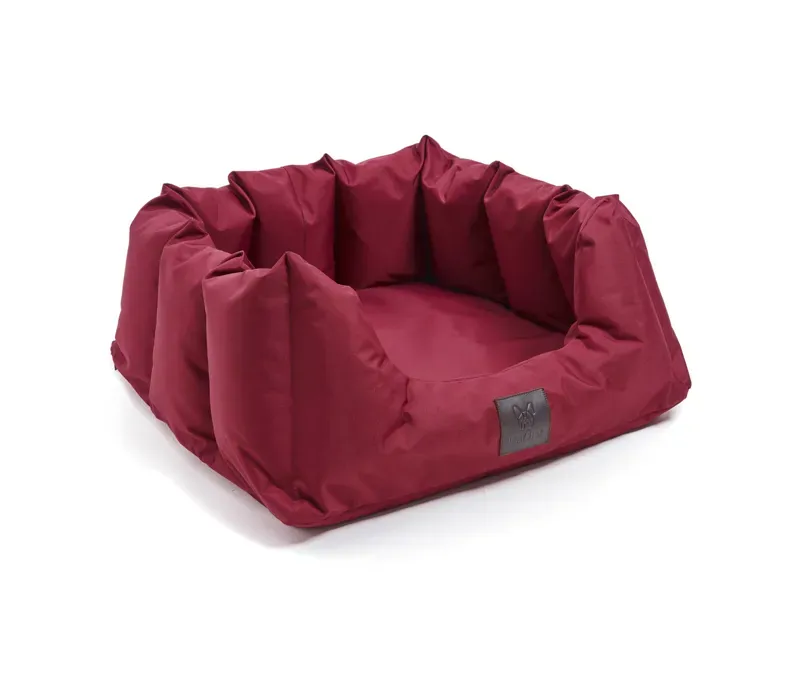 Digby and Fox Small Nest Dog Bed in Maroon