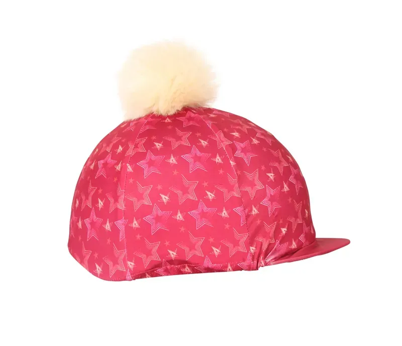Aubrion Young Rider One Size Hyde Park Hat Cover in Star