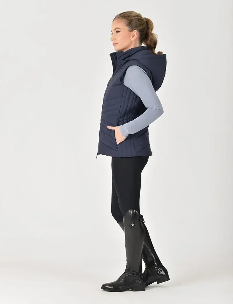 WeatherBeeta Ladies Insulated Gilet in Navy-4