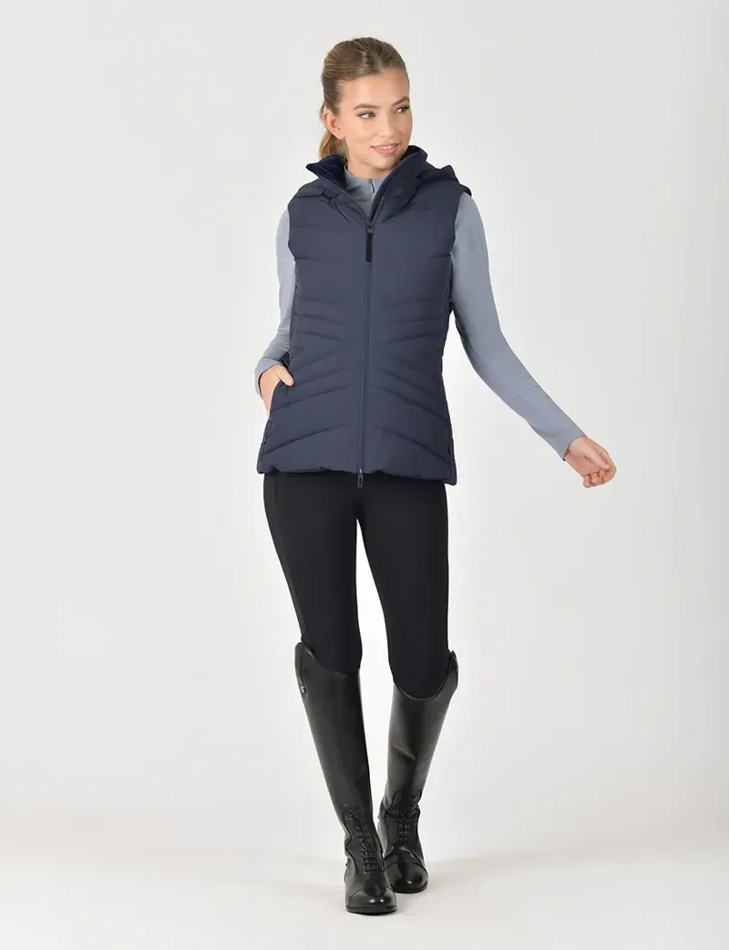 WeatherBeeta Ladies Insulated Gilet in Navy-1