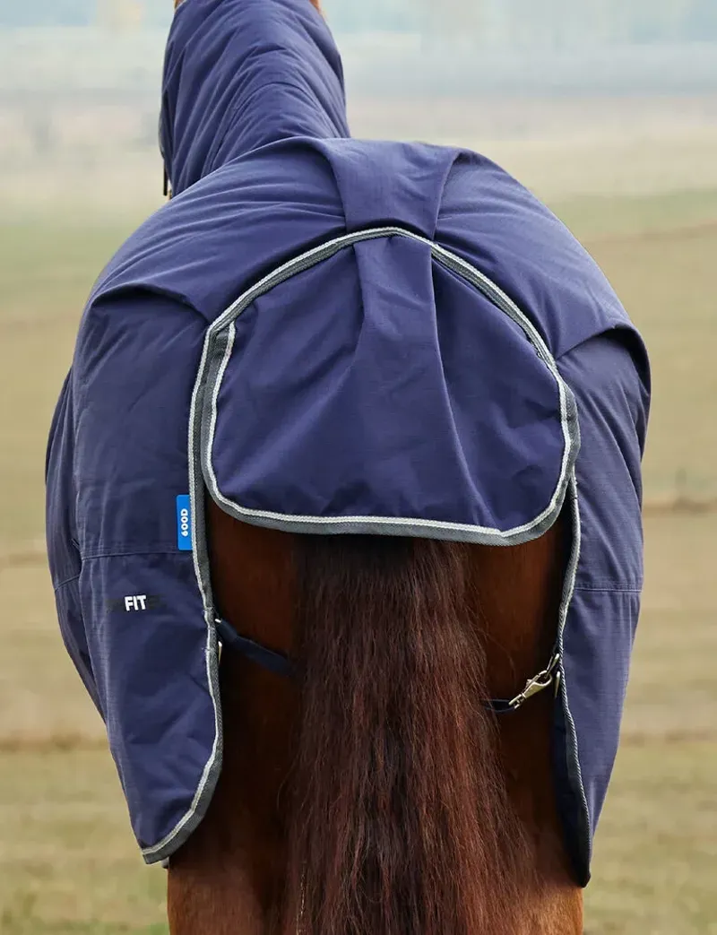 Weatherbeeta Comfitec Tyro Turnout Combo Neck 220G Navy/Charcoal 4'3-1