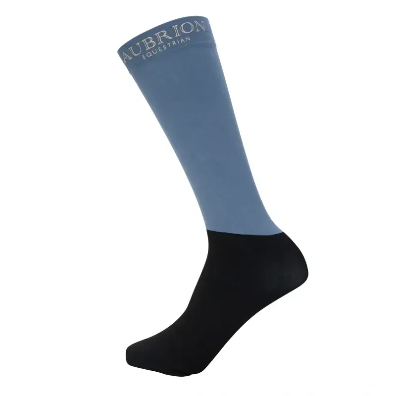 Aubrion UK 3.5-8 Equestrian Socks in Storm