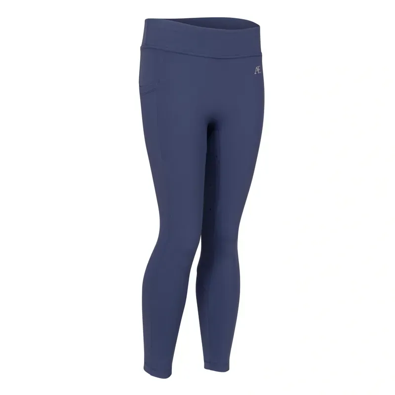 Aubrion Young Rider Equestrian Riding Tights in Midnight