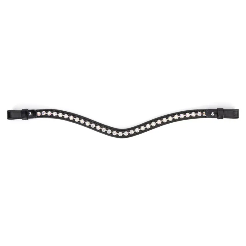 Velociti GARA Iridescent Diamante Browband in Black