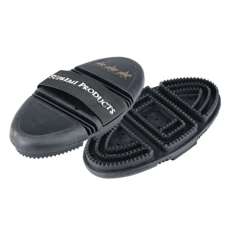 Supreme Products Pro Groom Junior Curry Comb in Black/Gold