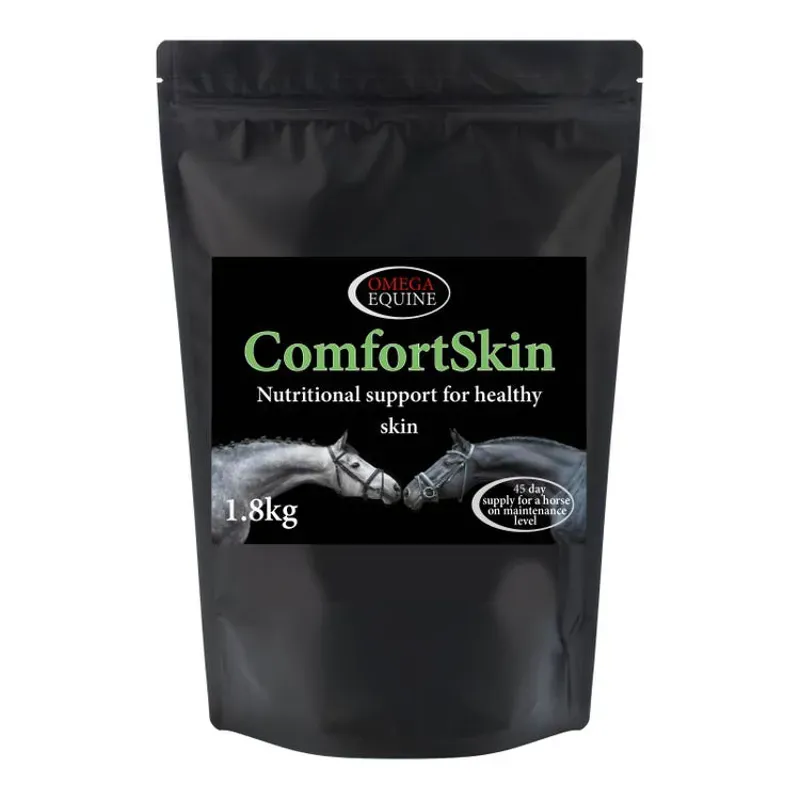 Omega Equine 1.8kg ComfortSkin in Black