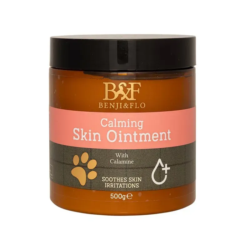 Benji and Flo 350g Calming Skin Ointment in Brown