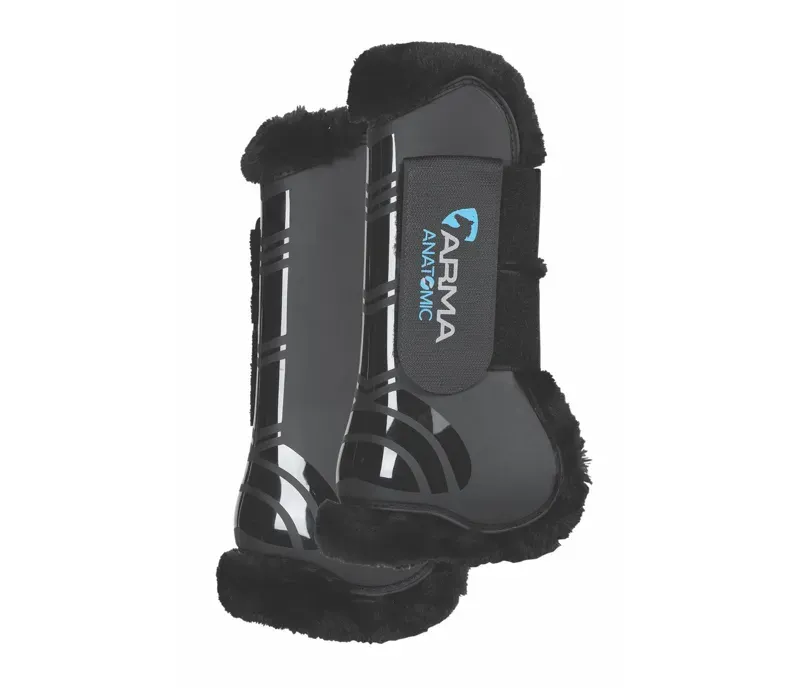 Arma Cob SupaFleece Tendon Boots in Black