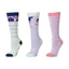 Dublin Childs One Size 3 Pack Socks in Pastel Rainbow