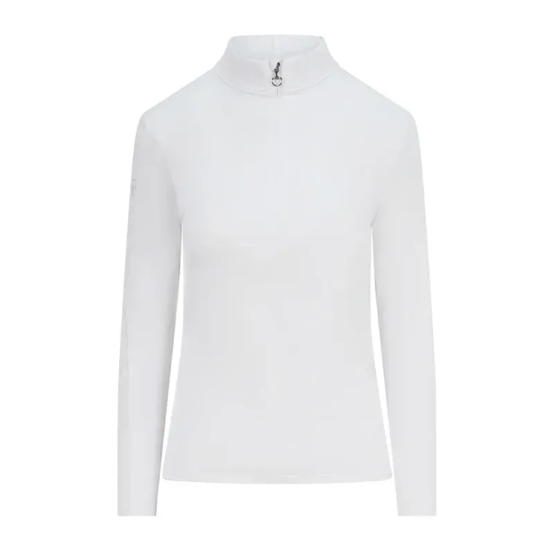 Equetech Natalia L/S Lace Competition Shirt in White