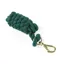 Shires One Size Plain Headcollar Lead Rope in Green
