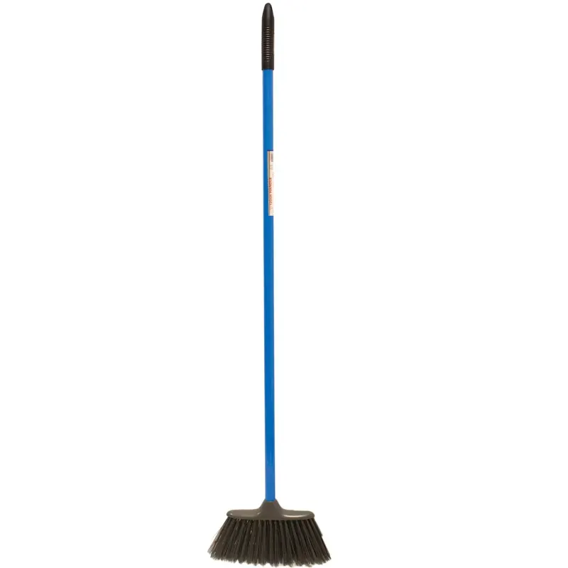 Red Gorilla Poly Yard Broom With Handle in Blue