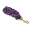 Shires Headcollar Lead Rope With Trigger Clip in Black/Purple