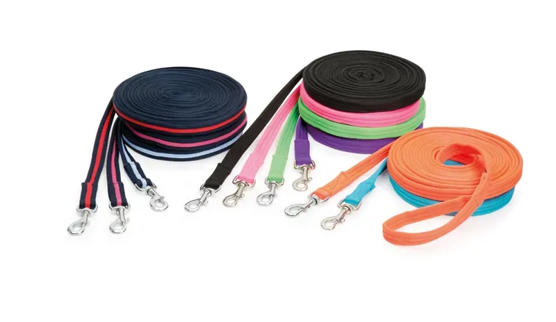 Arma 8m/26' Cushion Web Lunge Line in Magenta