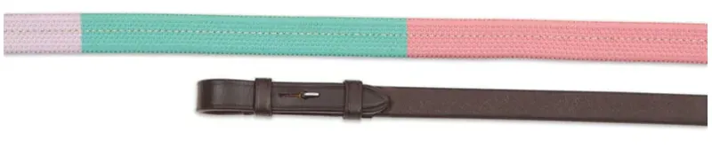 Aviemore Rubber Grip Training Reins in Black