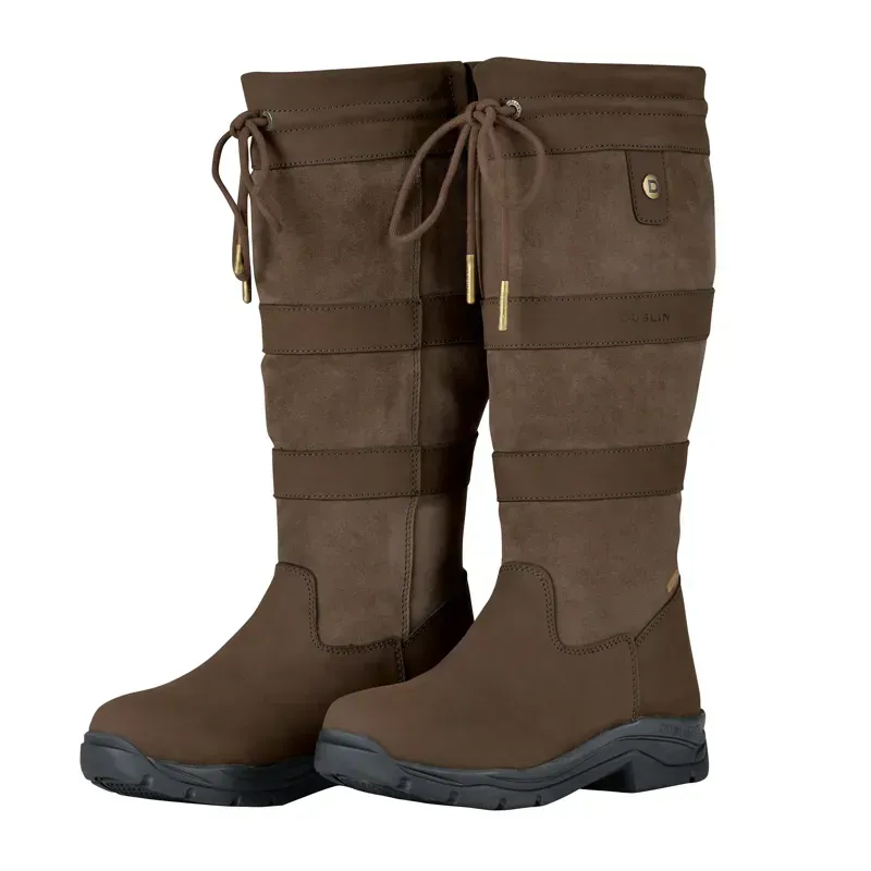 Dublin River Boots IV Chocolate Adult Size 3 Wide