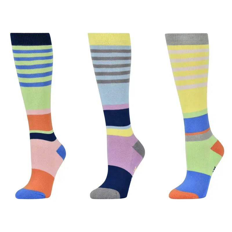 Dublin Kids 3 Pack One Size Socks in Colour Block