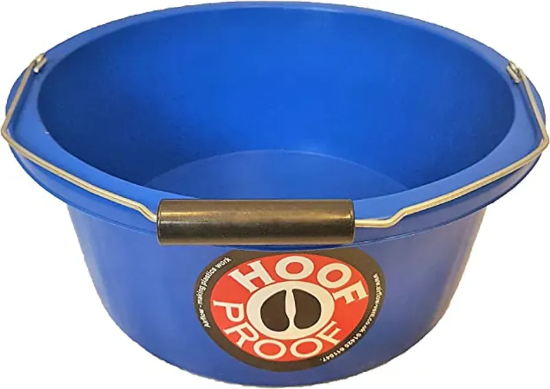 Airflow Hoof Proof 15-litre Shallow Feeder/Multi Purpose Bucket in Blue