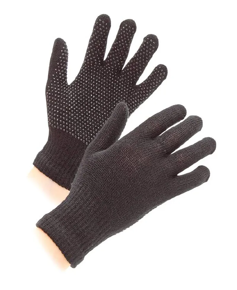 Shires Childs One Size Suregrip Gloves In Black