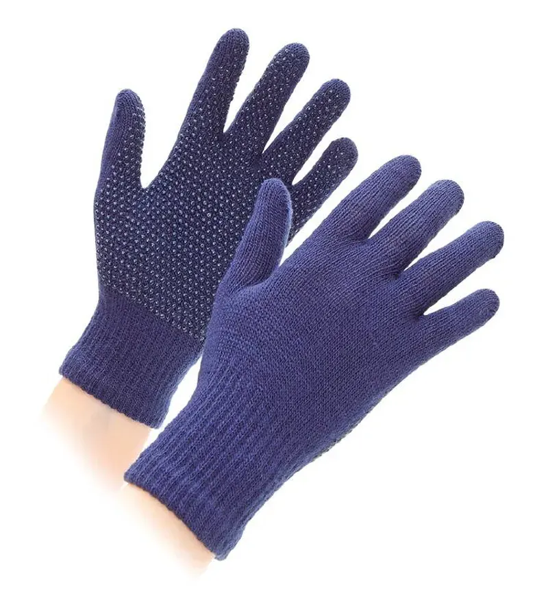 Shires Childs One Size Suregrip Gloves In Blue