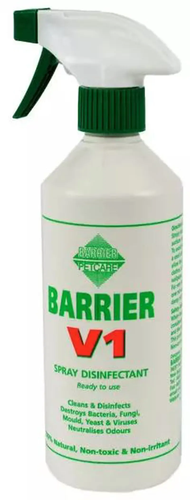 Barrier 500ml V1 Spray Disinfectant