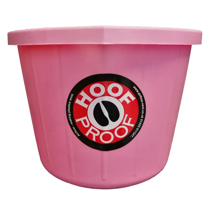 Airflow Hoof Proof 15lt Heavy Duty Multi Purpose Bucket in Pink