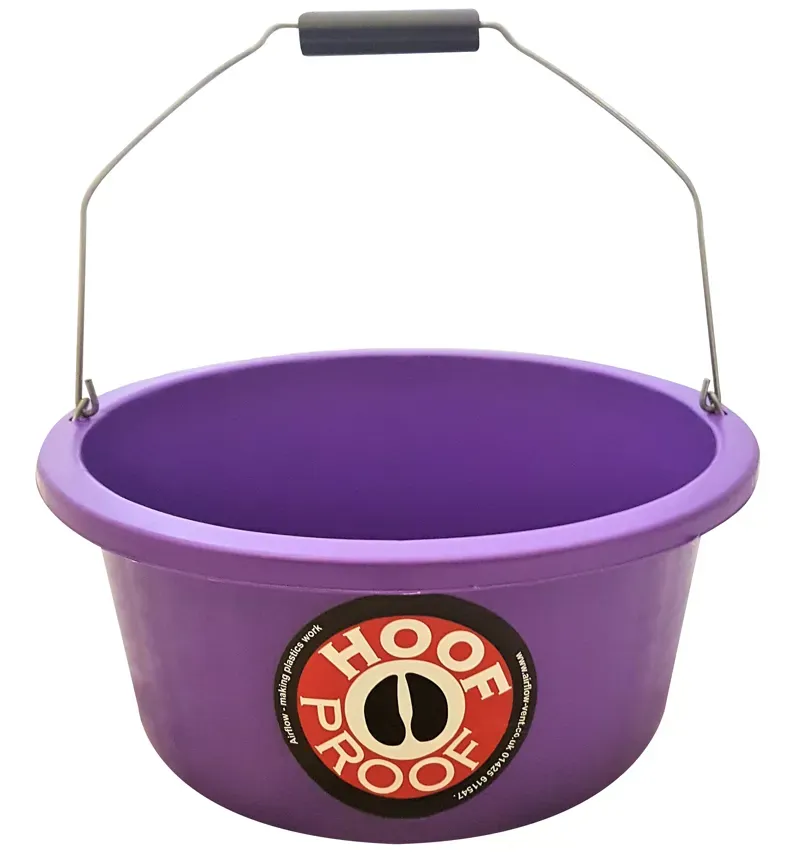 Airflow Hoof Proof 15-litre Shallow Feeder/Multi Purpose Bucket in Purple