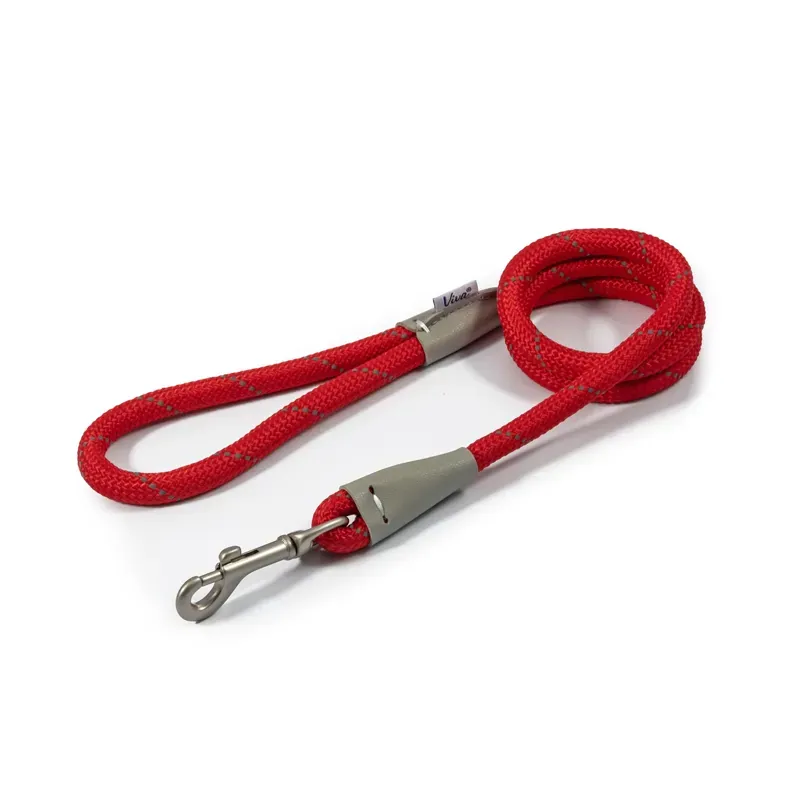 Ancol Viva Reflective Rope Lead in Red