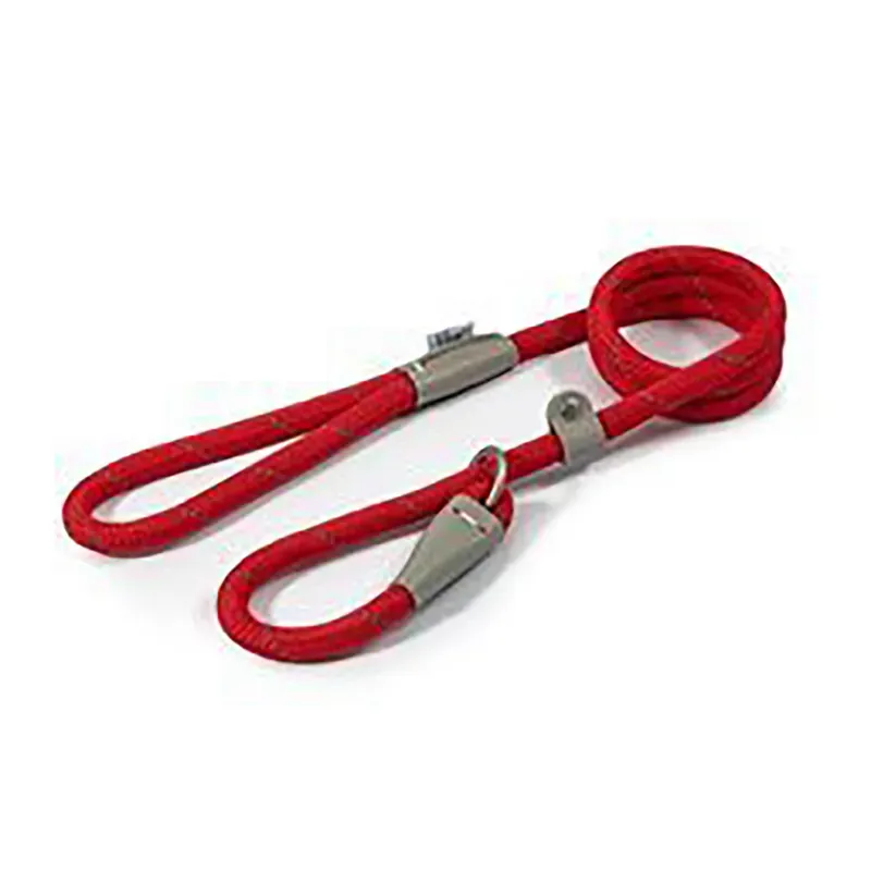 Ancol Viva Rope Slip Reflective in Red