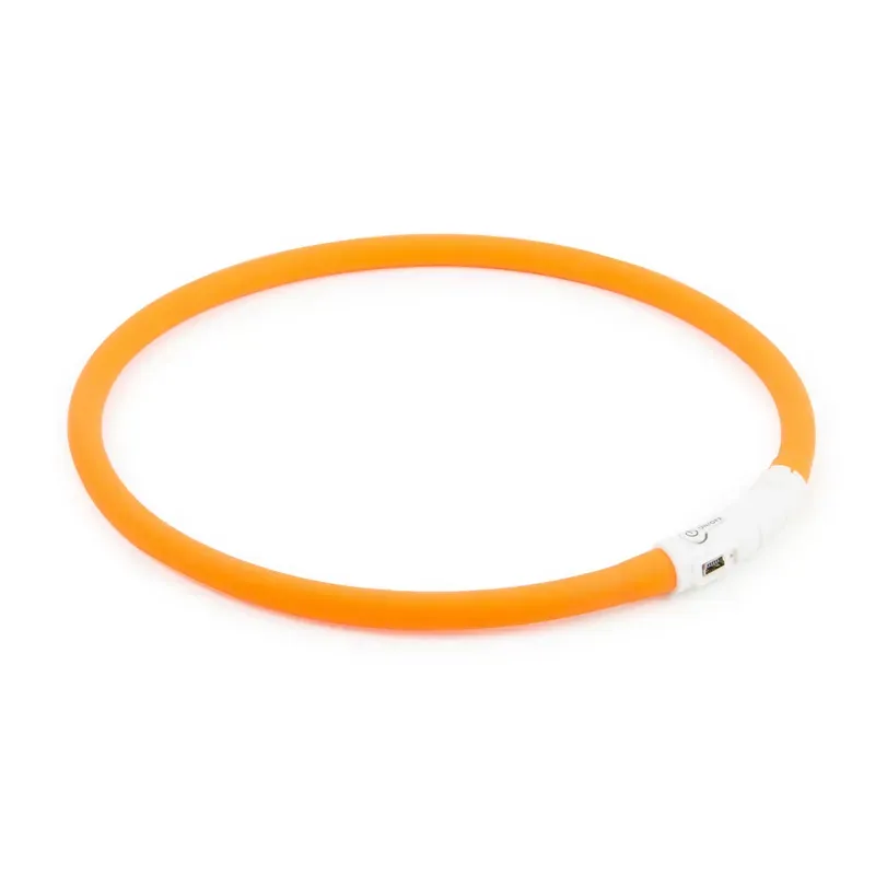 Ancol Flashing USB Band in Orange
