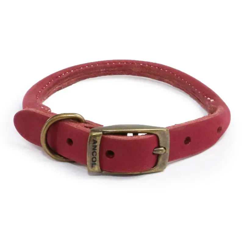 Ancol Size 7 50- 59cm Timberwolf Round Collar in Raspberry