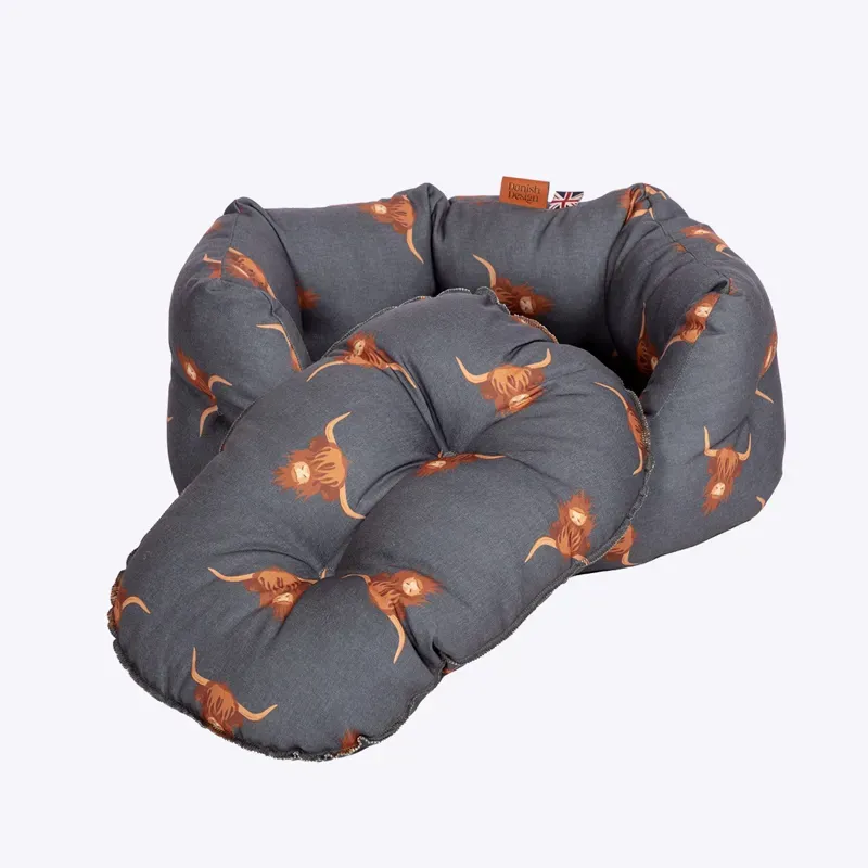 Danish Design 35 inch Bramblehorn Deluxe Slumber Bed in Navy/Brown-2