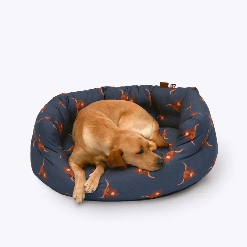 Danish Design 24 inch Bramblehorn Deluxe Slumber Bed in Navy/Brown-5