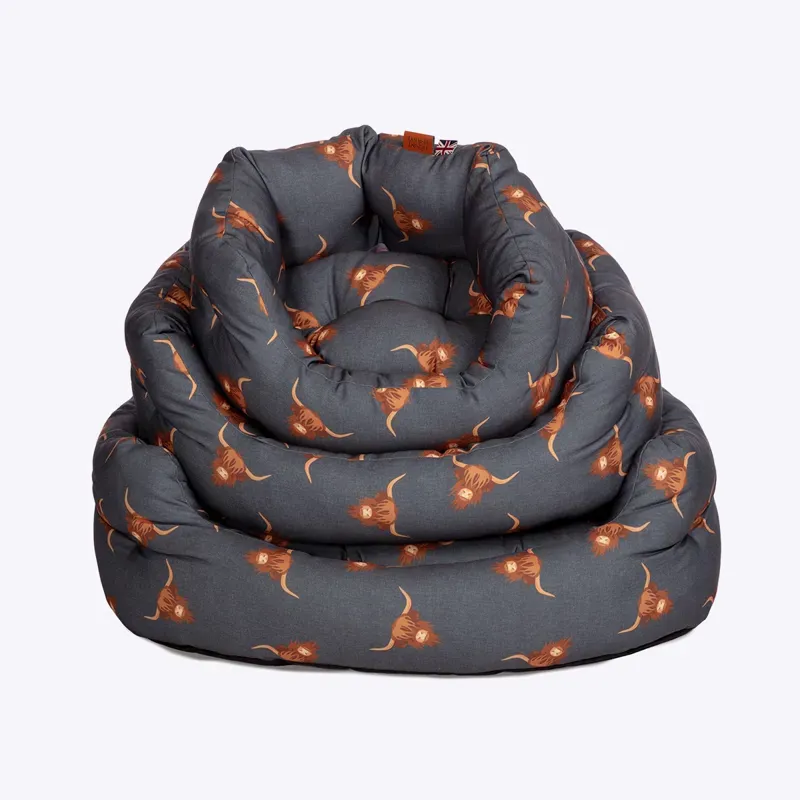 Danish Design 24 inch Bramblehorn Deluxe Slumber Bed in Navy/Brown-4