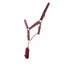 Hy Equestrian Rose Glitter Head Collar and Lead Rope Set in Burgundy