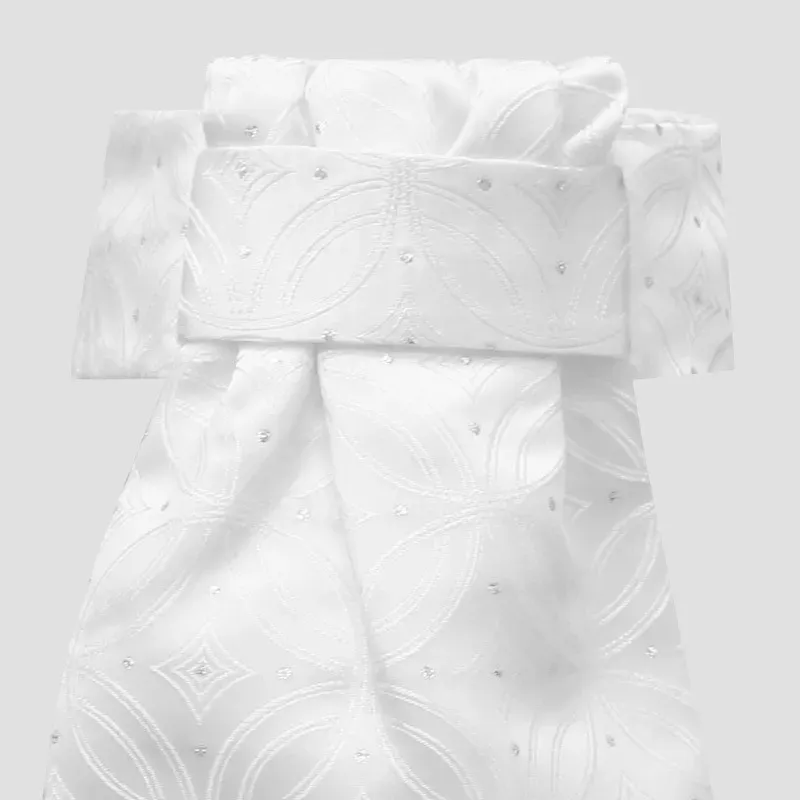 Equetech Kiev Deluxe Ready-Tied Stocks in White