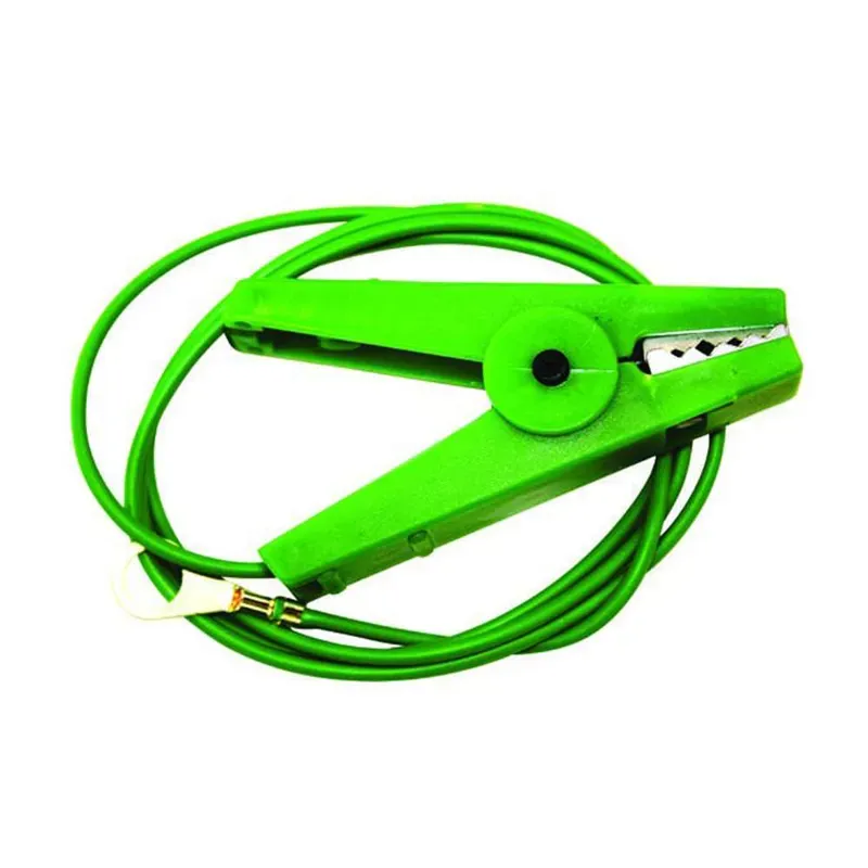 Agrifence Earth Lead On Croc Clip in Green