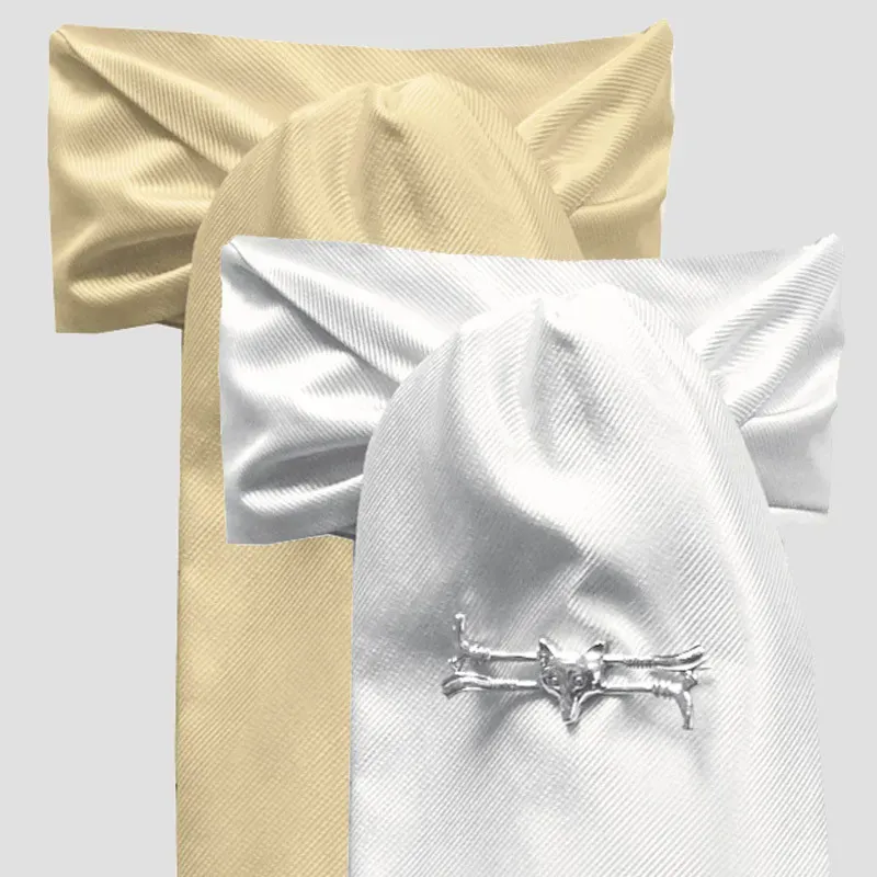 Equetech Plain Riding Stock in White