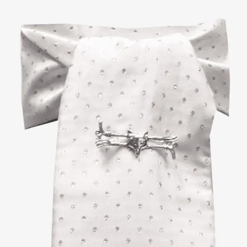 Equetech Pin Spot Riding Stock in White