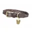 Digby and Fox Plaited XXS Dog Collar in Brown