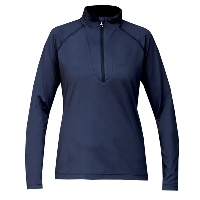 Equetech Signature Zip Thermal Base Layer in Navy