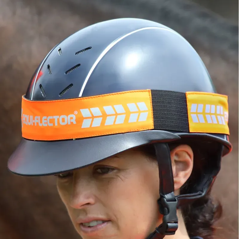 Equi-Flector Hat Band in Orange