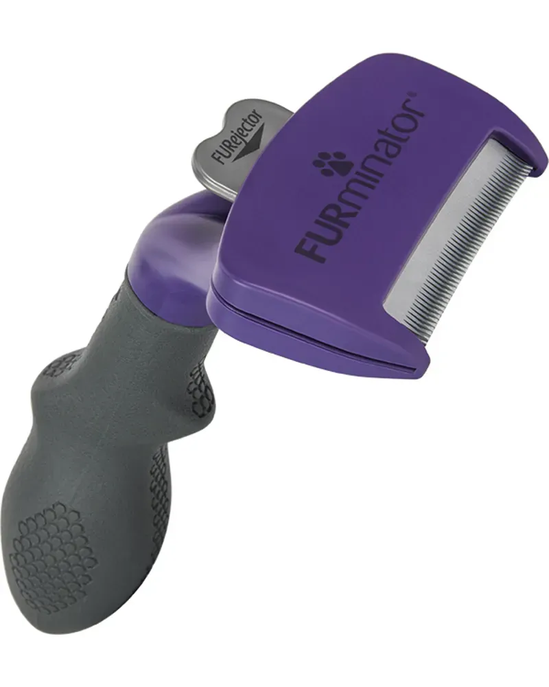 Furminator Med/Large Long-Hair Cat Undercoat DeShedding Tool in Purple