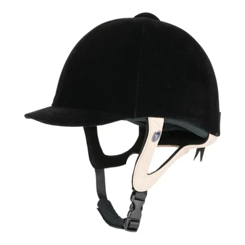Gatehouse Jeunesse Velvet Riding Hat in Black