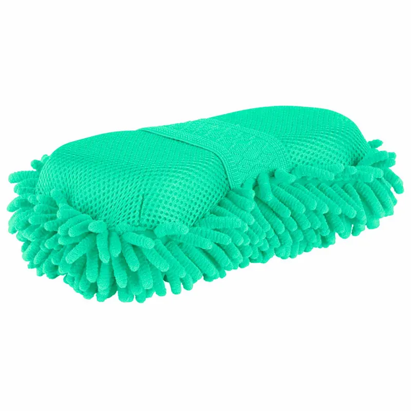 Lincoln Horse Care Accessories Microfibre Grooming Sponge in Green