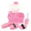 Lincoln Horse Care Accessories Star Pattern Grooming Kit in Pink