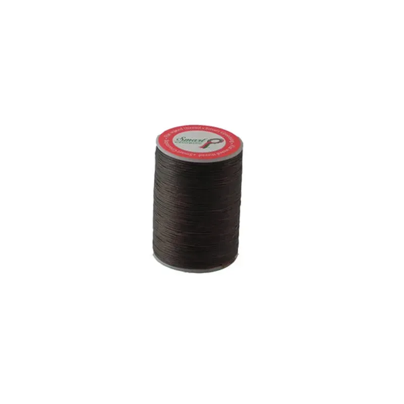 Smart Grooming Flat Waxed 90m Plaiting Thread in Dark Brown