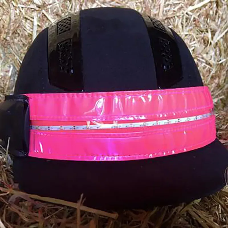 Equisafety Reflective Hatband In Pink